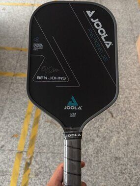 JOOLA Ben Johns Perseus CFS 16 Pickle ball Paddle Carbon Friction Surface Gray